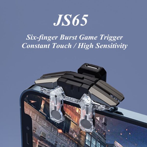 دسته بازی شش انگشتی لیزری JS65